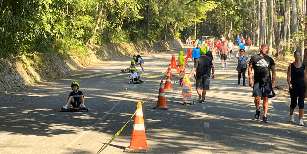 Horto Florestal resgata brincadeiras de rua e garante dia de diversão sem tecnologia para toda a família